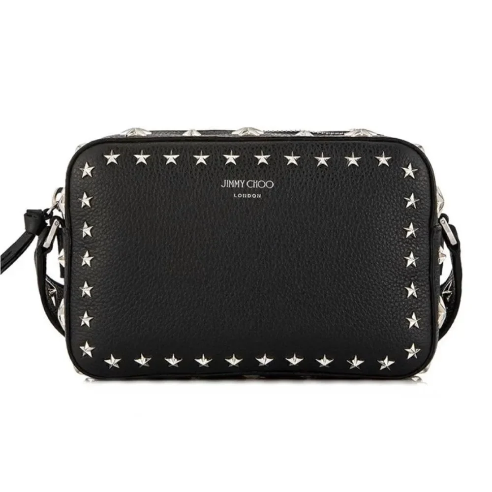 Jimmy Choo Pegasi star stud-embellishment camera bag